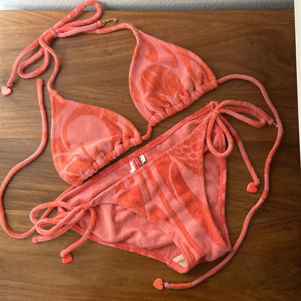 Authentic Juicy Couture bikini swim suit sz petite sm